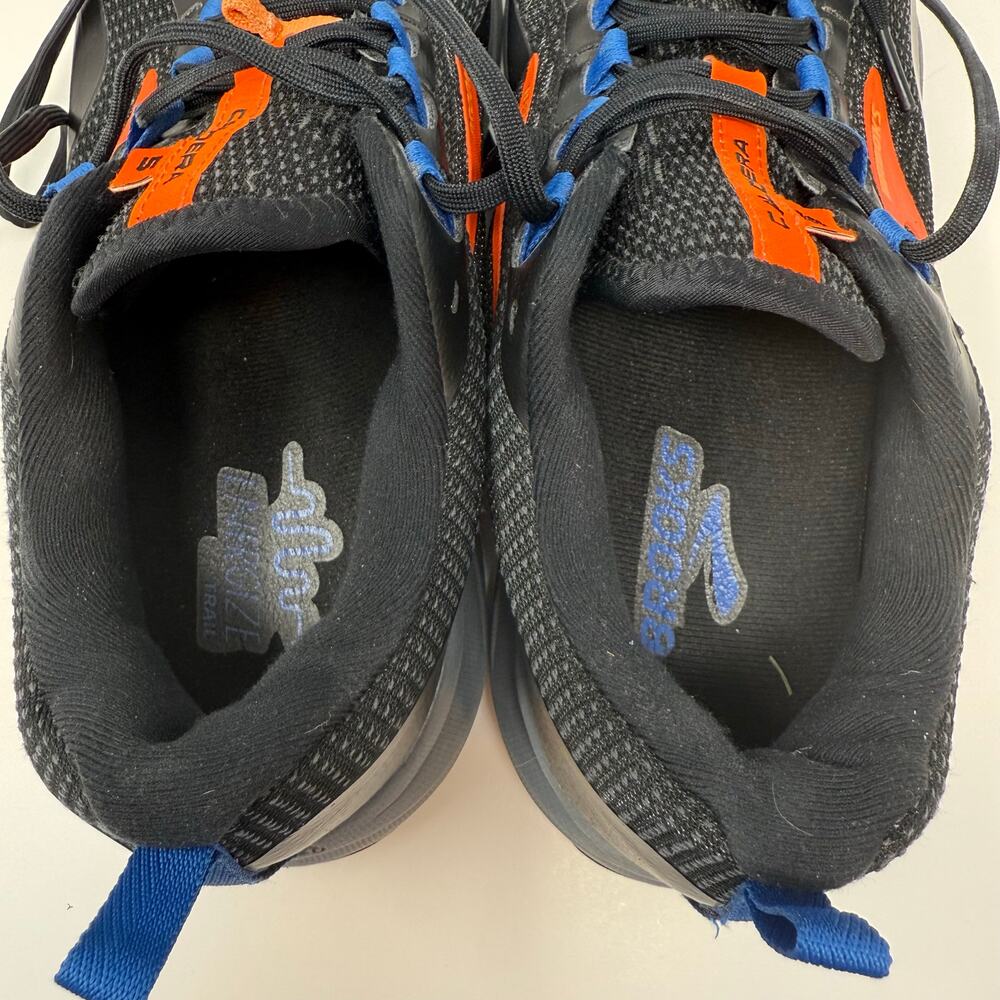 Brooks Caldera Trail Shoes Men's Size 11.5 Black Orange Trail Running Outdoor - Picture 10 of 12